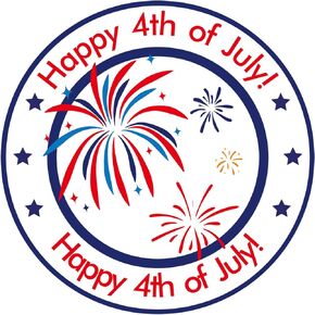 G2PLUS Independence Day Stickers, 120PCS Happy 4th of July Stickers, 2 Inch Round American Patriotic Stickers, USA Patriotic Gift Stickers for Envelope Seals, Cards, Gift Bags, Party Favors