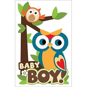 Paper House Productions STDM-209E 3D Stickers, 1st Birthday 'Boy', 5" x 7"