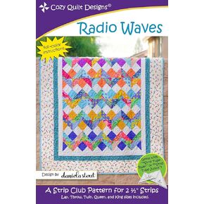 Cozy Quilt Designs Radio Waves Pattern