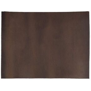Hide & Drink, Thick Leather Rectangle (6 x 8 in.) for Crafts/Tooling/Hobby Workshop, Heavy Weight (3.5mm) :: Bourbon Brown