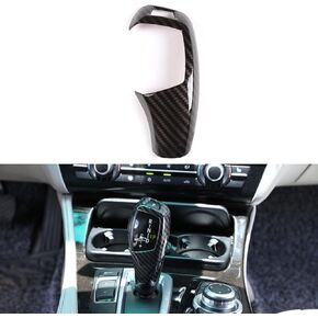 ABS Carbon Fiber Look Gear Shift Knob Trim Cover Fit for BMW 3 4 Series X3 X4 X5 X6 F10 F30 f32
