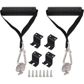 2-Pack T-onal Accessories with T-Lock Adapter & 2-Pack T-Lock Clips for Tonal Accessory Gym Home Floating Accessory Shelf, for Tonal Machine Gym Accessories