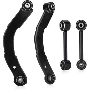Rear Upper Lower Rearward Lateral Control Arms Fit for 2007-2012 Dodge Caliber 2007-2017 Jeep Compass (MK) K641281 K641226-4pc Set