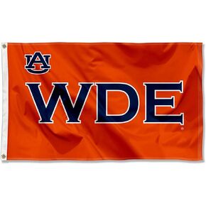 College Flags & Banners Co. Auburn Large WDE Logo 3x5 College Flag