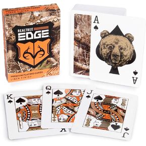 Brybelly Realtree Camouflage Playing Card Deck|Premium Woodland Standard Poker Size Camo Playing Cards|Woodland