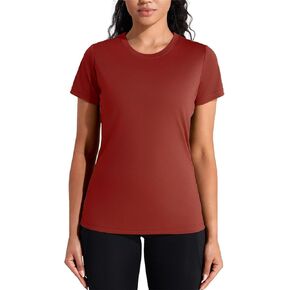 Women's Workout Tops Short Sleeve Athletic Yoga Golf Shirts with UPF 50+ UV Quick Dry T-Shirts