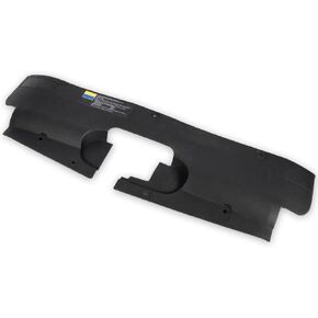 Upper Radiator Air Baffle Deflector Upper Panel Black Car Truck Compatible with Chevy Silverado Sierra 1500 2500HD 2003-2007/Fit GMC Sierra 3500 2003-2006