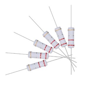 uxcell 30Pcs 0.22 Ohm Resistor, 2W 5% Tolerance Metal Oxide Film Resistors, Axial Lead, Flame Proof for DIY Electronic Projects and Experiments
