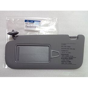 Hyundai Motors OEM Genuine 85201-2H020-8M Left Driver Inside Sun Visor Gray 1-pc For 2007 ~ 2010 Hyundai Elantra : Avante HD