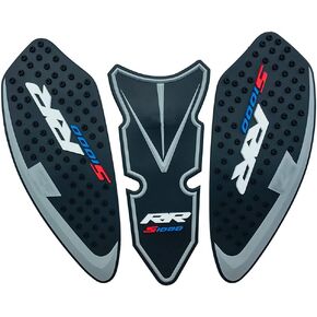 Gas Fuel Tank Rubber Protector Pad Side Traction Grip Compatible with BMW S1000RR 2019-2021