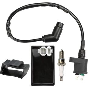 Igniter CDI Box Ignition Coil Spark Plug Change Kit For Honda FourTrax 300 TRX 300 TRX300FW 2x4 4x4 1989 1990 1991 1992 1993, 30410-HC4-770 30510-HC4-000