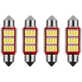 4 قطعة 36 مللي متر اكليل 239 272 C5W 1860 SMD LED لمبات لوحة ترخيص ضوء للسيارة الداخلية خريطة قبة أضواء 6000K الأبيض
