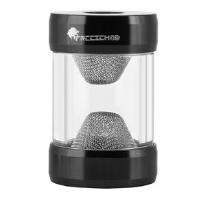 ASHATA Water Cooling Meter Filter G1/4 Inner Thread Fine Screen Funnel Shaped Filter for Computer Cooling System (Black)