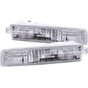 Anzo USA 511012 Honda Prelude Chrome Euro w/Amber Reflector Bumper Light Assembly - (Sold in Pairs)
