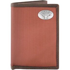 NCAA Texas Longhorns Nylon Trifold Concho Wallet