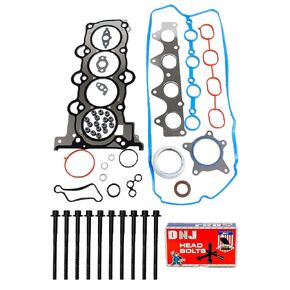 DNJ HGB195 Cylinder Head Gasket Set with Head Bolt Kit for 2012-2019 Hyundai Accent 1.6L L4 1591cc 97cid 16V DOHC
