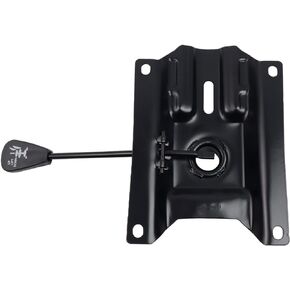 Office Chair Tilt Base, Heavy Duty Control Lift Mechanism Black Swivel Base Plate 6.8" x 5.5" Mouting Holes Dimension Office Chair Parts Replacement