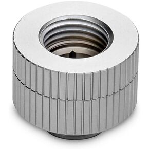 EKWB EK-Quantum Torque 14mm Rotary Male to Female Extender Fitting, Satin Titanium