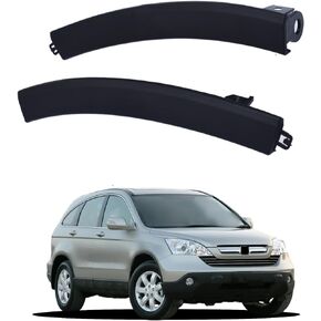 WFLNHB 2 Pieces Left & Right Side Black Bumper Filler Front Replacement for Honda CRV 2007 2008 2009 2010 2011 71103SWA000 71108SWA000 HO1089114 HO1088114