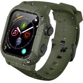 Apple Watch 42mm Series 3/2 Case, IP69 Waterproof Case with Full Body Protection Design, Dustproof Shockproof Snowproof Waterproof Apple Watch Case 42mm Series 3 Series 2 (Black, 42MM)