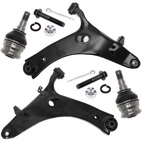 KEYOOG 4Pc Set 524-783 524-784 K9513 Front Lower Control Arm and Ball Joint Compatible With Su-baru 2009-2013 Forester,2011-2014 Impreza (Submodel: WRX) (OE# 21067GA050 20202SC013 20202SC001)