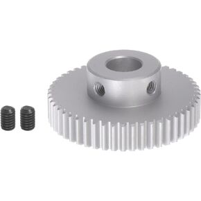 HARFINGTON Step Spur Gear 12mm Bore Gear 60T Mod 1 Aluminum Alloy Motor Gear for RC Car Replacement Parts Accessories Electric Grinder Gearbox Reduction Gear Reducer