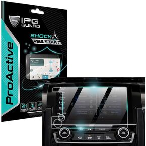 IPG ProActive for HONDA 2019-2021 Civic (5 Button Version) LX EX Touring Si EX-L 7 Inch NAVIGATION Display 9H Hardness Screen Protector Smooth Glass Touch Ultra Responsive High Clarity Anti Scratch