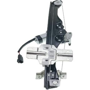 YHTAUTO Front Power Window Regulator Driver Side with 2-Pin Motor Assembly for Chevy Traverse 2009-2012 & GMC Acadia 2007-2012 & Saturn Outlook 2007-2010, Sport Utility