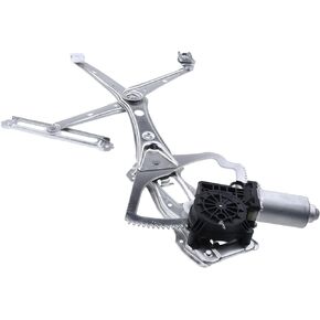 A-Premium Power Electric Window Regulator with 2-Pin Motor Compatible with Mercedes-Benz W210 E300 1996-1999, E320 1996-2002, E420 1997, E430 1998-2002, E55 AMG 1999-2002, Front Left Driver Side