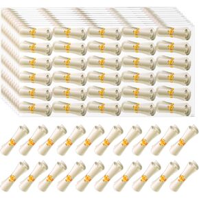 300pcs Graduation Diploma Stickers, Graduation Labels Class of 2024 Certification Grad Decals & Gold Bows Party Favors for High School College Graduation Party Decor Envelope Seals Scrapbooking
