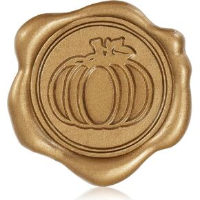 Whaline 50 قطعة ملصقات ختم الشمع سقوط اليقطين المغلف ختم ملصقات ثلاثية الأبعاد خمر الذهب ذاتية اللصق ملصقات منقوشة لخريف الزفاف الذكرى السنوية بطاقات دعوة تحية رسائل البريد الحلزون حزم هدية in Kuwait