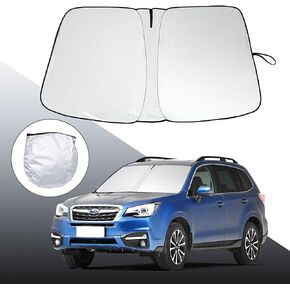 Car Windshield Sun Shade for Subaru Forester 2015 2016 2017 2018, Front Windshield Sun Shade Foldable Sun Shade Protector Block UV Rays for Subaru Forester Car Accessories