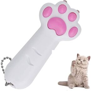 Cat Toys for Indoor Cats Interactive Cat Toy for Catch Exercise, Pet Dog Funny Toys Kitten Toys Cat Wand Toy for Chasing and Playing (White)