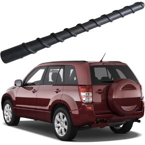 7 Inch Flexible Spiral Rubber Antenna for Suzuki Grand Vitara (2006-2013), Car Wash Proof - Internal Copper Coil Antenna Mast Replacement