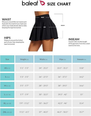 BALEAF Women's Sleeveess Golf Shirts with Tennis Skirts Athletic Outfits (White and Black, Size M) in Saudi Arabia