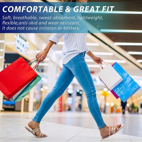 DAYDAYGO Sandals for women - Cute Square Open Toe Dressy Slide Sandal - Comfortable Stylish Flat Sandal Slides Shoes With Striking straps and Soft Memory Foam Insole in Saudi Arabia