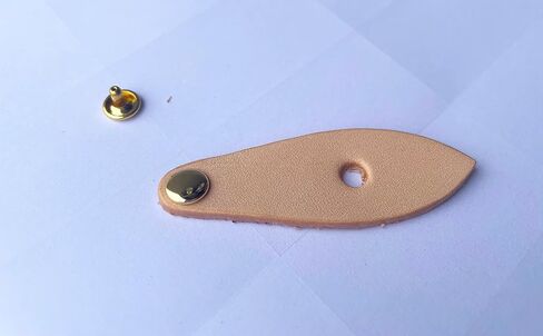 مجموعة واحدة من سحاب جلد فاشيتا المصنوع يدويًا لحقائب اليد السريعة (بني) in Kuwait