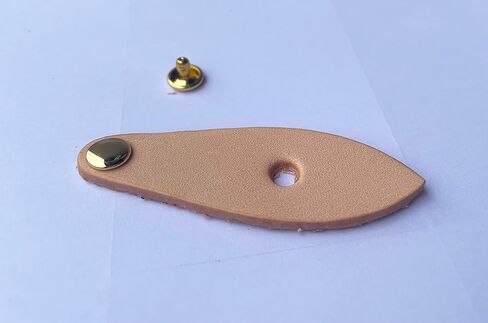 مجموعة واحدة من سحاب جلد فاشيتا المصنوع يدويًا لحقائب اليد السريعة (بني) in Kuwait