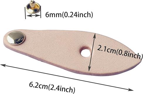 مجموعة واحدة من سحاب جلد فاشيتا المصنوع يدويًا لحقائب اليد السريعة (بني) in Kuwait