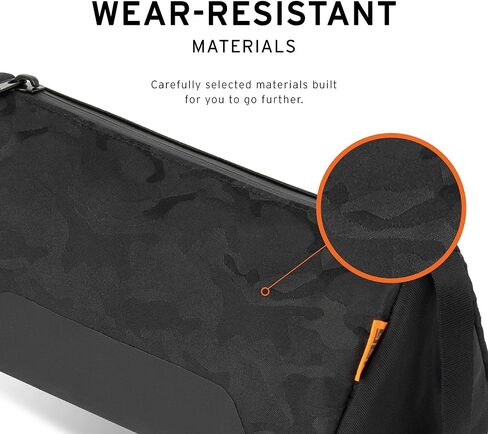 URBAN ARMOR GEAR UAG 18-Liter Lightweight Tough Weather Resistant Laptop Backpack, Standard Issue Grey + UAG Dopp Kit Lightweight Unisex Toiletry Essentials Travel Bag, Black Midnight Camo in Saudi Arabia