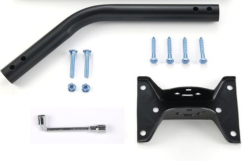 عمود تثبيت هوائي خارجي قابل للتعديل - حامل أنبوب J عالمي للهوائي ومحطة الطقس - سهل التركيب، هيكل صلب، مقاوم للطقس (قطر 1 1/4 بوصة، الطول 16 1/2 بوصة) in Kuwait