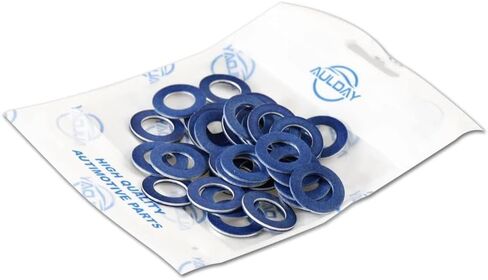 500PCS Oil Drain Plug Gaskets Replacement for Toyota Lexus Scion Crush Washer Seals Replaces# 9043012031 Aluminum in Saudi Arabia