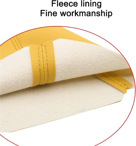 Car Shift Knob Cover, Vehicle Gear Shifter Knob Protector Dust Cover, Dust Proof Automotive Interior Decoration Universal for Most Manual Transmission Trucks, SUVs, RVs, Vans（Beige） in Saudi Arabia