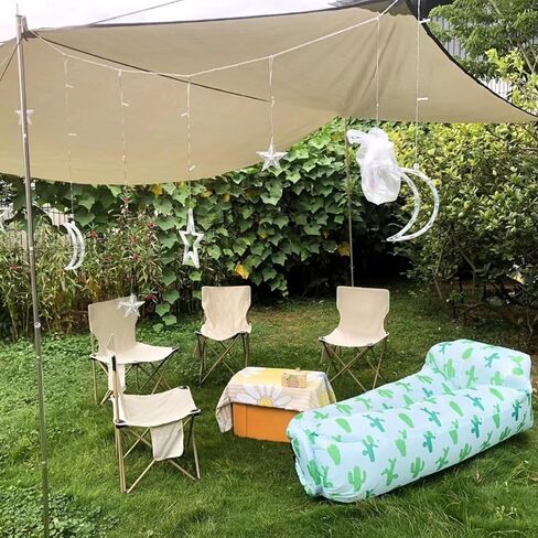Inflatable Couch for Camping,Inflatable Lounger Air Sofa Chair,Portable Festival Couch for Outdoor, Beach, Hiking, Picnics, Music Festivals (Cactus) in Saudi Arabia
