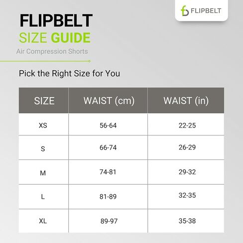 FlipBelt شورت نسائي Air Comp 3 بوصة - أسود - S in Kuwait