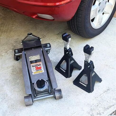 4 Pack Rubber Pads for Floor Jack and Jack Stands 2Ton - 4Ton, Universal Rubber Slotted Frame Rail Pinch welds Protector in Saudi Arabia