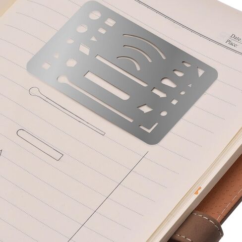 Sumind 3 Packs Erasing Shield Stainless Steel Letter Shield Craft Drawing Drafting Tool in Saudi Arabia