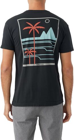 O'NEILL Mens Og Rights Graphic Short Sleeve T-Shirt, Dark Charcoal, M in Saudi Arabia