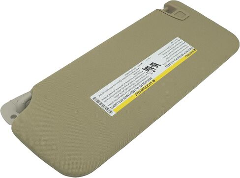 22850306 Sun Visor Left Driver Side Beige w/Mirror for 2007-2013 Chevy Avalanche Silverado Suburban 1500 2500 3500 2007-2014 Cadillac Escalade ESV Chevy Tahoe GMC Yukon in Saudi Arabia