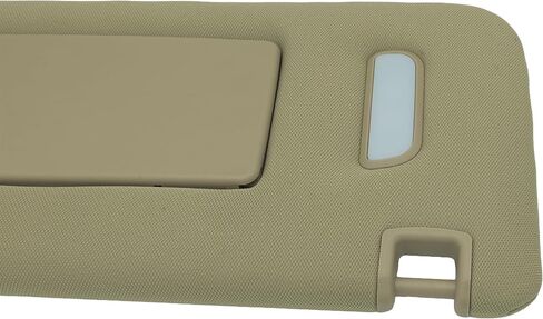 22850306 Sun Visor Left Driver Side Beige w/Mirror for 2007-2013 Chevy Avalanche Silverado Suburban 1500 2500 3500 2007-2014 Cadillac Escalade ESV Chevy Tahoe GMC Yukon in Saudi Arabia